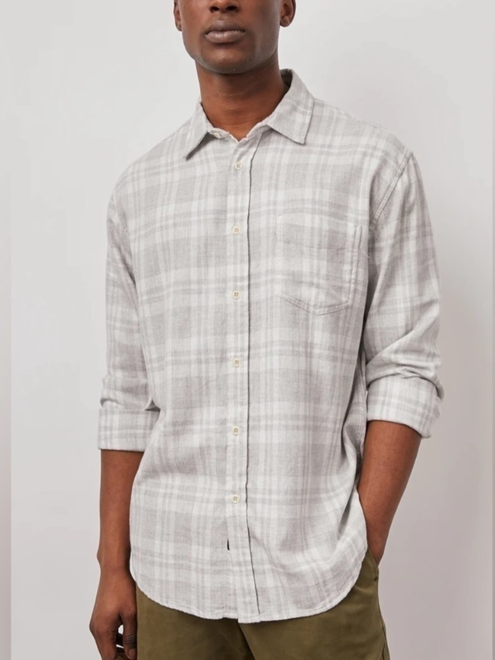 Rails Lennox Button Down Shirt - Aluminum Melange